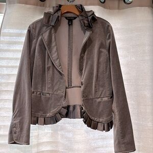 White house black market grey blazer